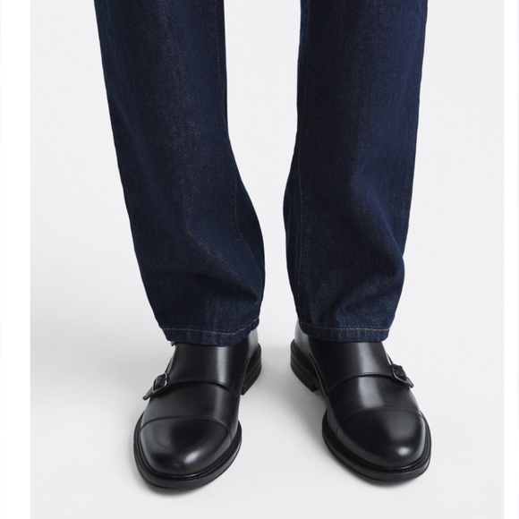 LEATHER MONK STRAP SHOES SIZE 12 - Picture 5 of 6